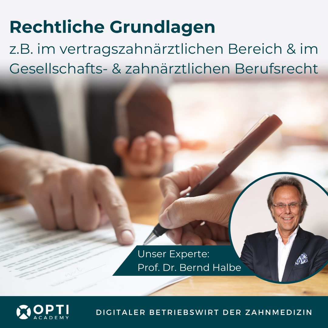 Digitaler Betriebswirt:in der Zahnmedizin