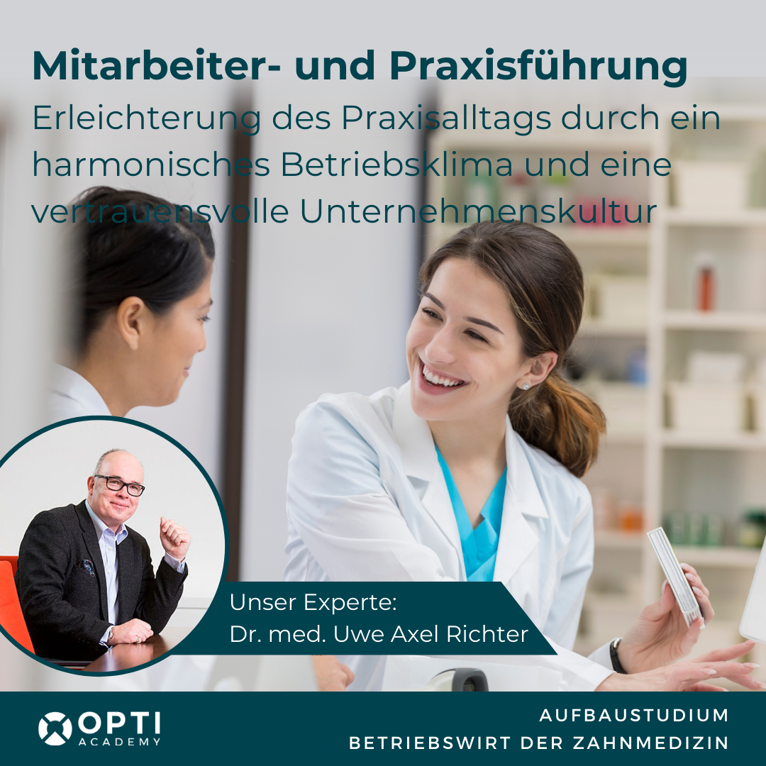 Aufbaustudium und Prüfung | Betriebswirt:in der Zahnmedizin