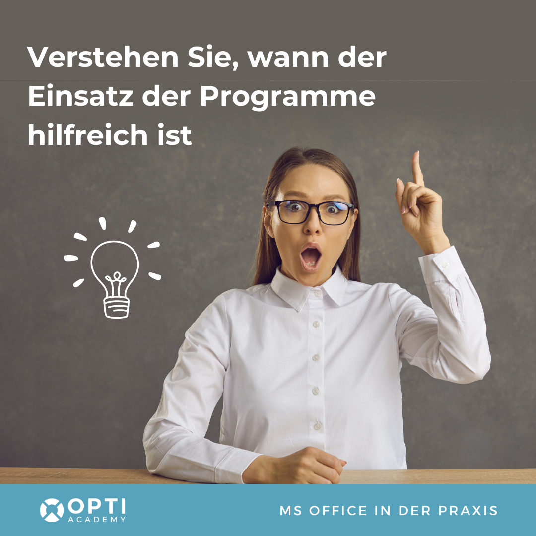 Lernstrecke MS Office in der Praxis für Einsteiger:innen