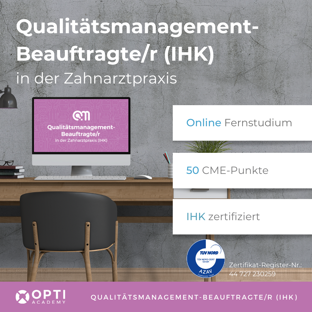 Qualitätsmanagement-Beauftragte/r (IHK)