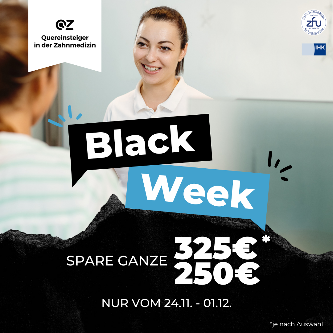 Quereinsteiger/in in der Zahnmedizin: Praxismanagement (IHK)